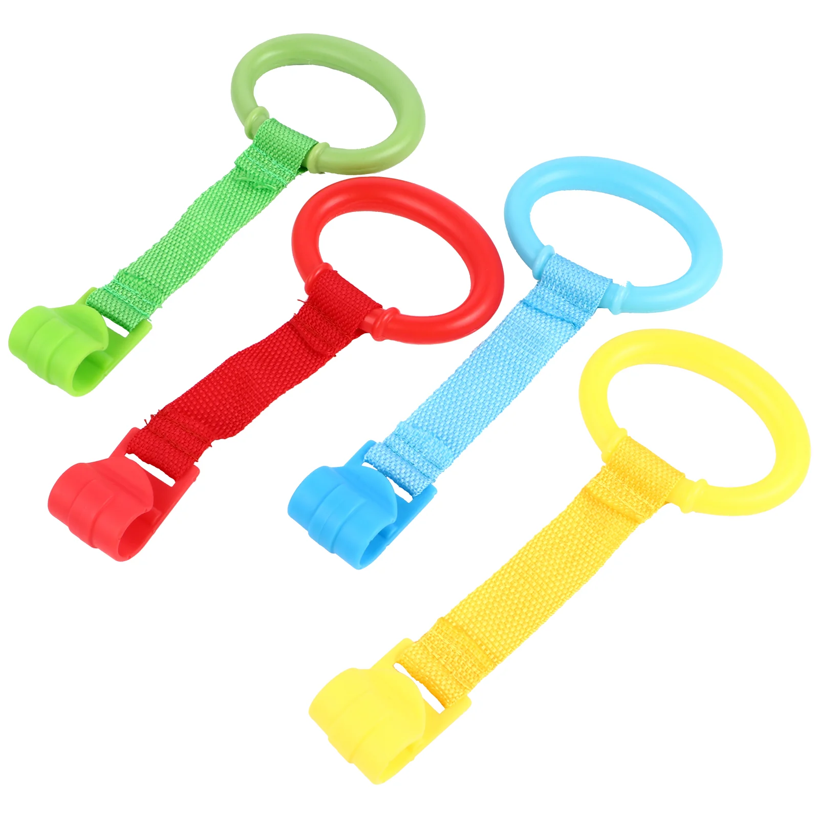เด็ก Pull Up Stand Crib เด็กวัยหัดเดิน Playpen Assistant เดินยืนมือจับสําหรับทารกแรกเกิดของเล่นอุปกรณ์เสริมเตียง