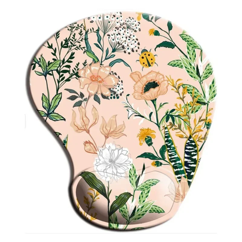 Ergonomic Mouse Pad REST ยางกันลื่นโต๊ะ Pad ภายใต้มือเมาส์พรมสายรัดข้อมือสายรัดข้อมืออุปกรณ์เสริม