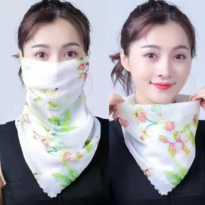 Moda Punk máscara de protección solar para hombres mujeres verano cara cuello protección UV oreja bufanda Hip Hop deportes al aire libre ciclismo Bandana bufandas