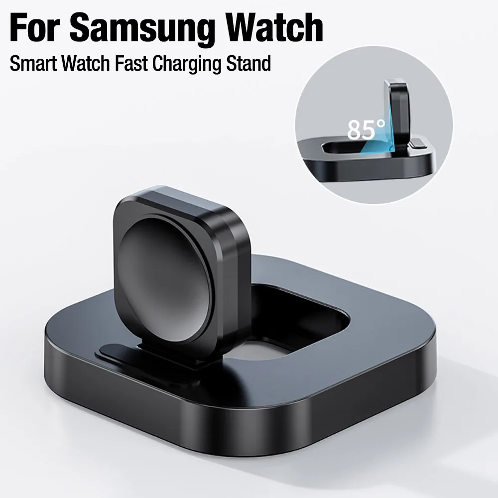 Soporte de cargador inalámbrico de reloj plegable para Samsung Galaxy Watch 6 5 4 3 Pro 45/40/44mm Active 2 Classic tipo C base de carga rápida