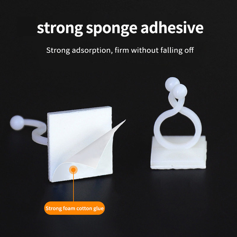 Plant Climbing Wall Self-Adhesive Fixed Buckle Hook Fastener Tied Fixture Vine Buckle Hook Garden Plant Wall Climbing Vine Clips