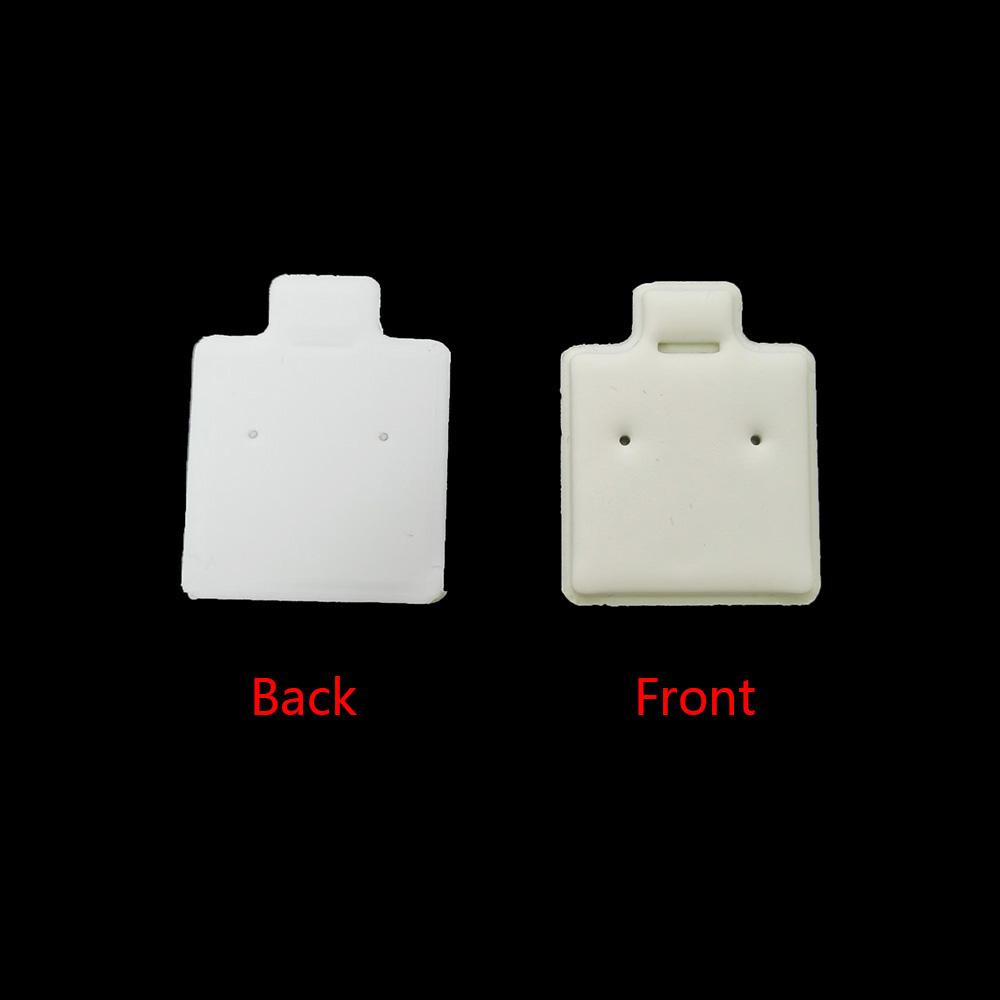 100pcs/bag Ear Studs Holder White Puff Pad Earring Cards Jewelry Display Holder Tray Insert Organizer Bulk Wholesale