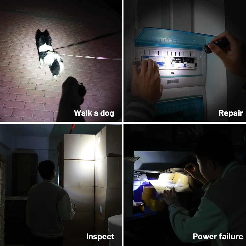 Sofirn Mini SC13 SST40 LED 1300lm taktyczna latarka 18350 latarka akumulatorowa 6000K brelok latarka awaryjna Led Light z magnetycznym