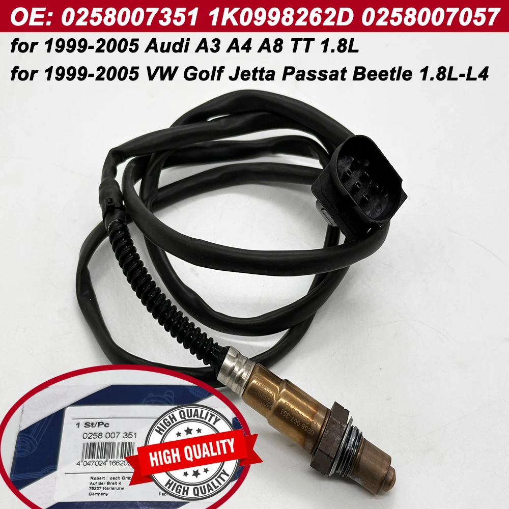 OEM 17014 0258007351   LSU4.2 Широкополосный датчик O2 AFR для VW Jetta Audi A3 A4 A8 1999-2005 гг., 1.8L-L4 1K 0998262 Д 0258007057   234-5112