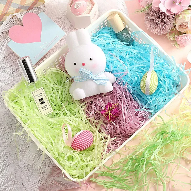 20/50 Gam/túi Nhiều Màu Sắc Chai Sần Raffia Kìm Tách Bộ Confetti Kẹo Hộp Quà Tặng Làm Đầy Chất Liệu Tiệc Lễ Hội Hôn Nhân Trang Trí Nhà Cửa