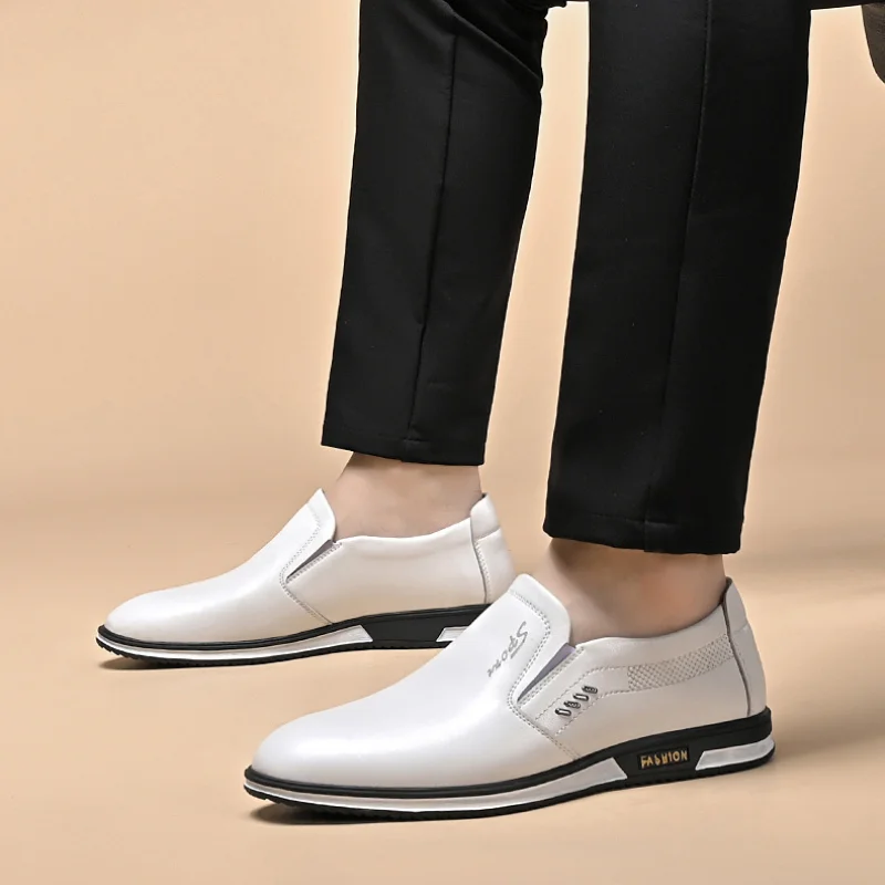 Sapatos de couro de marca para homens mocassins de designer de alta qualidade mocassins adultos homens sapatos de condução calçados masculinos sapatos formais