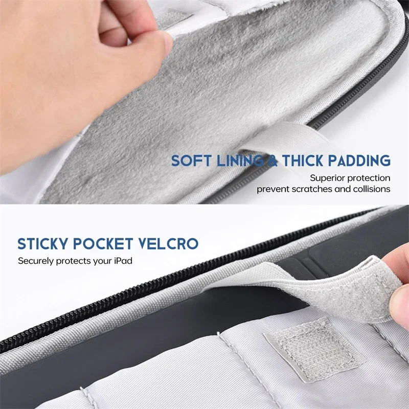 Bolsa à prova d'água para laptop, bolsa à prova de choque para macbook air pro 16 15 13 tamanhos m4 m3 m5 chip mac book capa acessórios