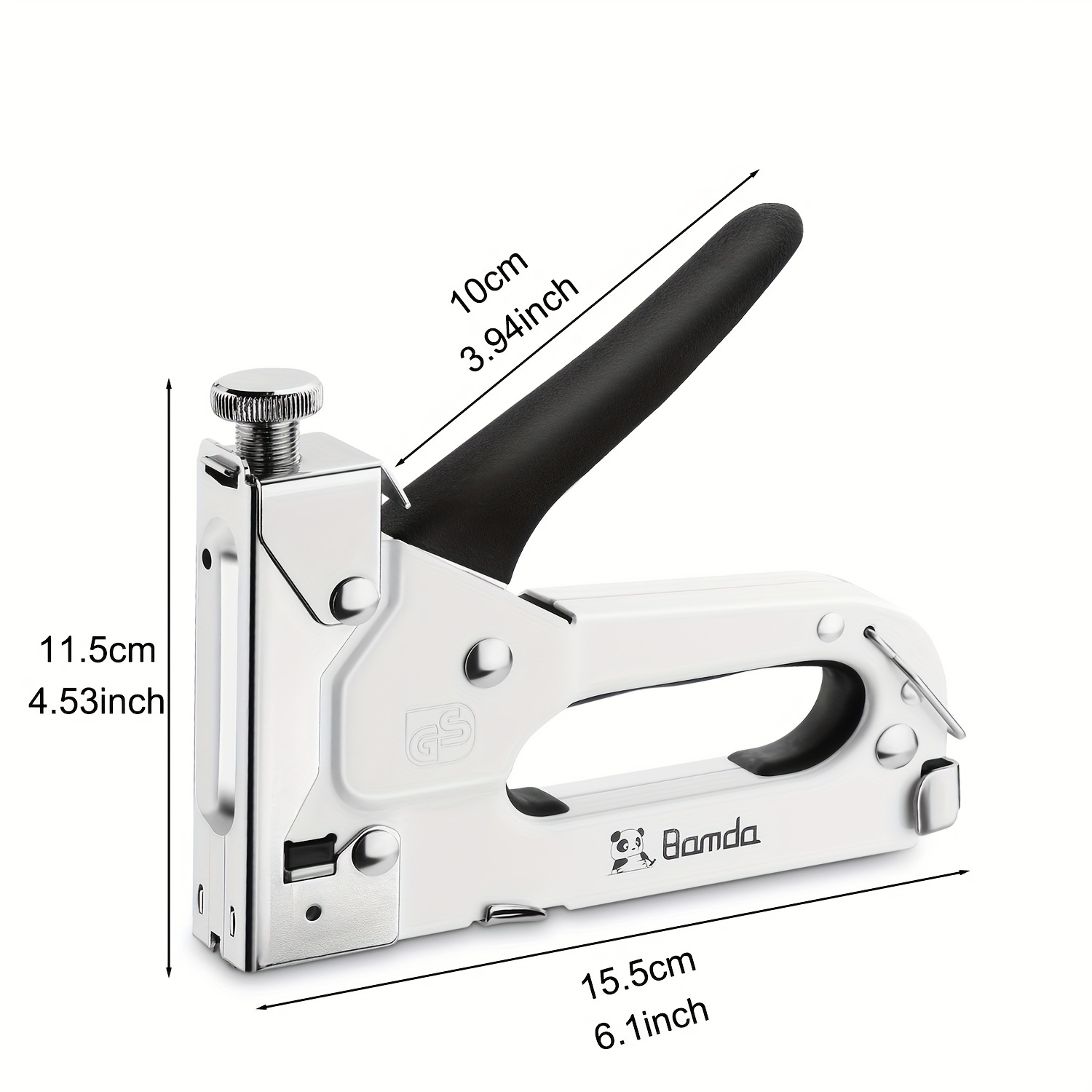 Pistolet à agrafes, Kit de pistolet à agrafes robuste 3 en 1 avec 300 agrafes, agrafeuse de rembourrage pour matériel de fixation, décoration