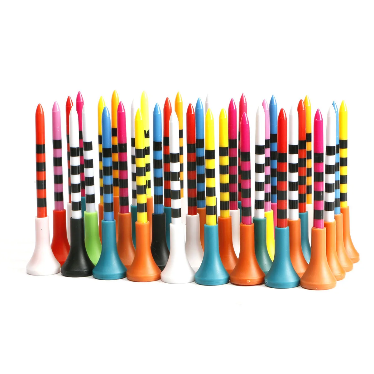 Golf Nail TEE Kunststoff Sitz 83mm Gummi Abdeckung Weiche Gummi Kopf Abdeckung Dienen Golf Tee Sitz Ball Halter T-014