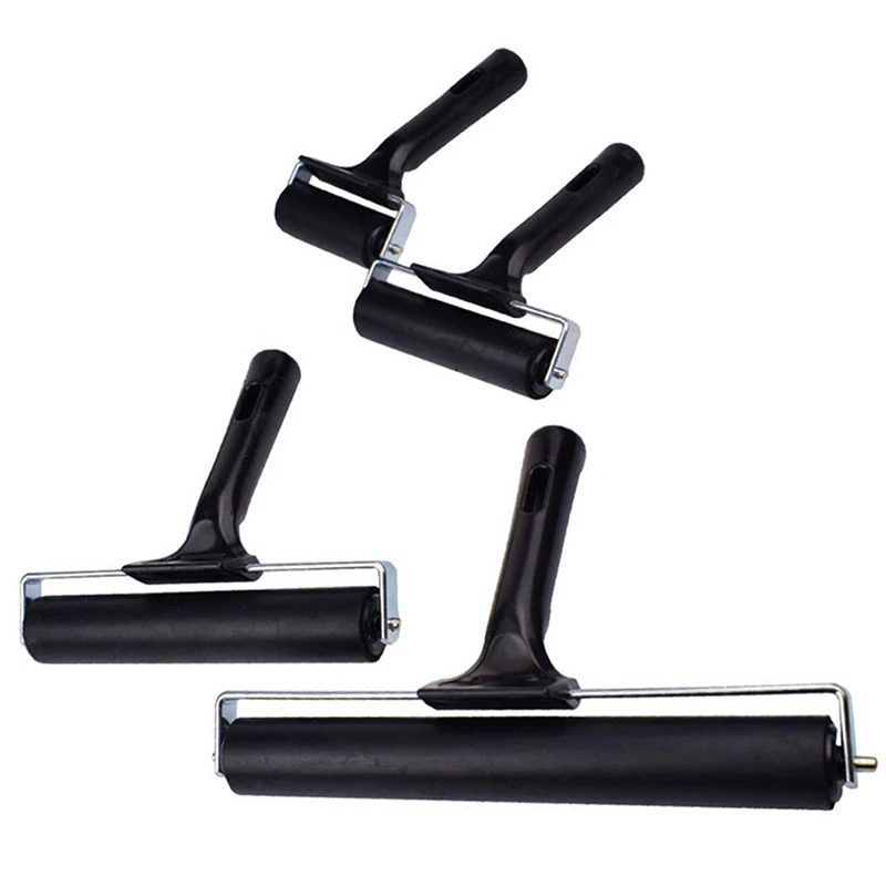 Brayer 画材印刷インク印刷ツール 6/10/15/20 センチメートル建設ツールアンチスキッドゴムローラースタンピングアクセサリー