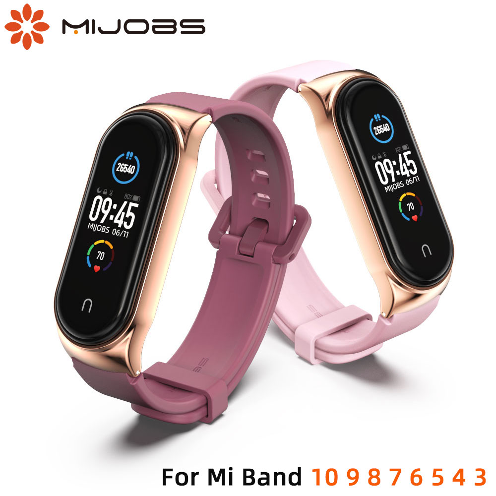 Ремешок для Xiaomi Mi Band 9 10 8 7 6 5 4 3 Силиконовый браслет-браслет Замена для Xiaomi Band 8 MiBand 7 6 5 4 3 Ремешок на запястье