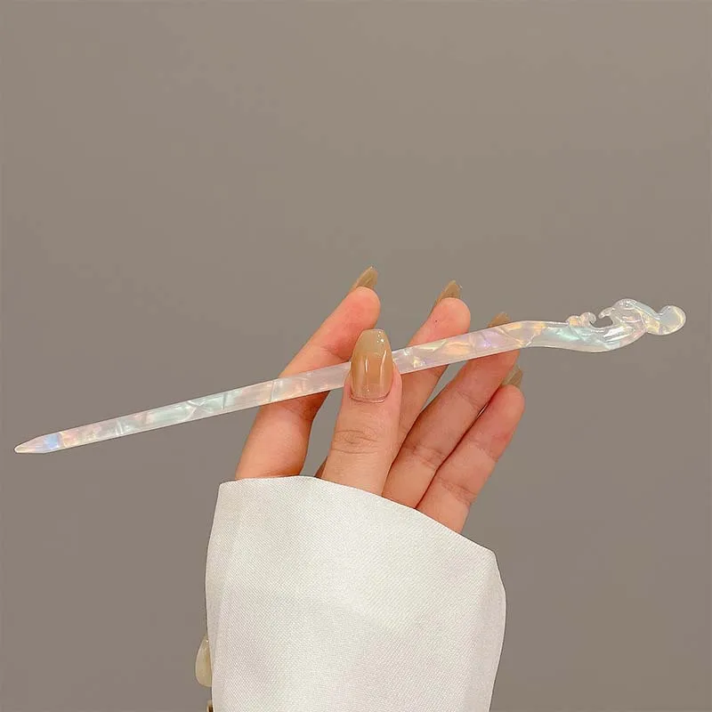 Baguettes en acétate pour femmes et filles, pince à cheveux, épingles à cheveux, chignon, accessoire pour cheveux de mariage