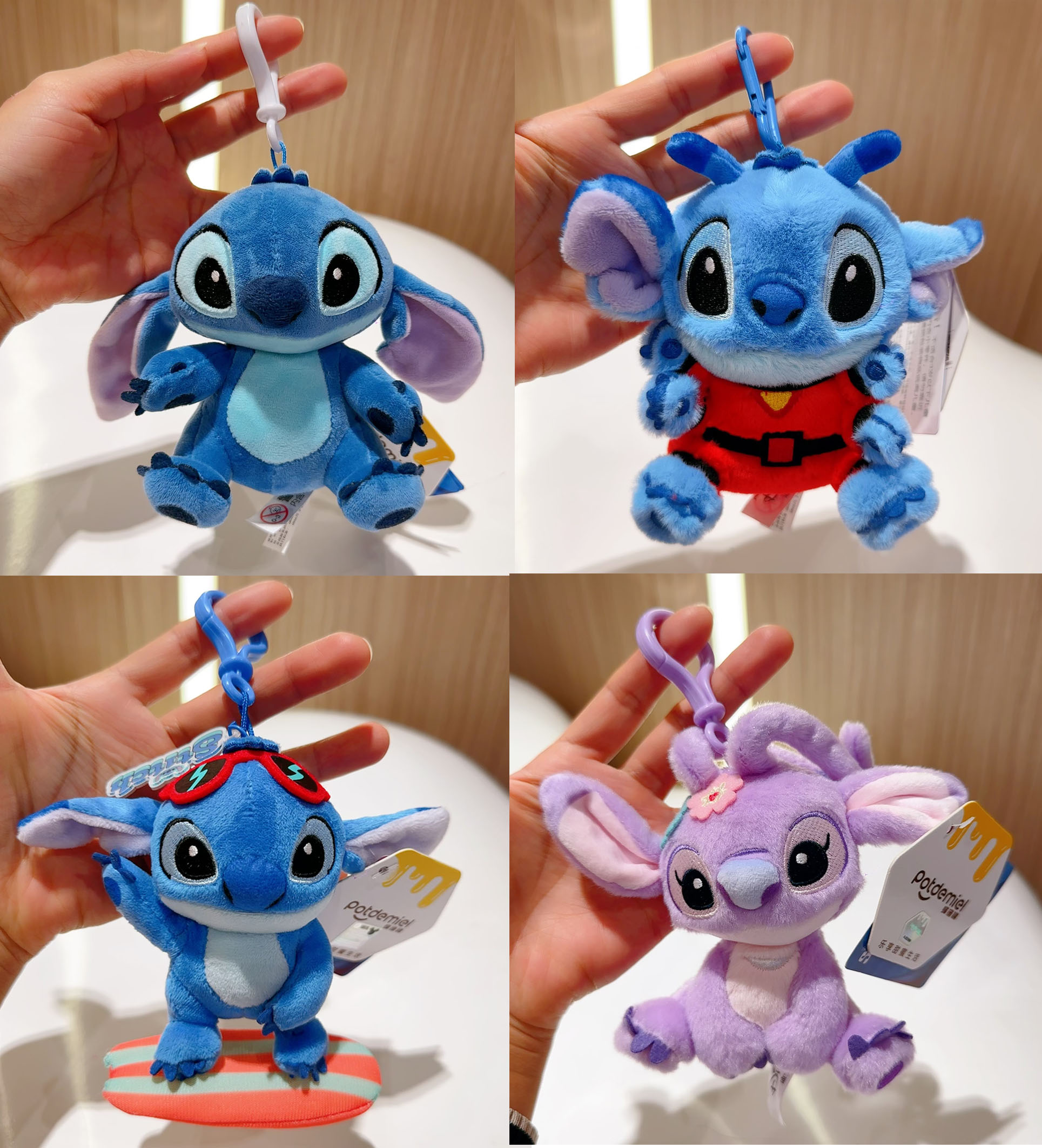 Original Disney Toy Story Stich Kawaii Winnie Lotso Plüsch Puppe Cartoon Gefüllte Anime Schlüsselbund Anhänger Riemen Spielzeug Geschenk Für Kinder