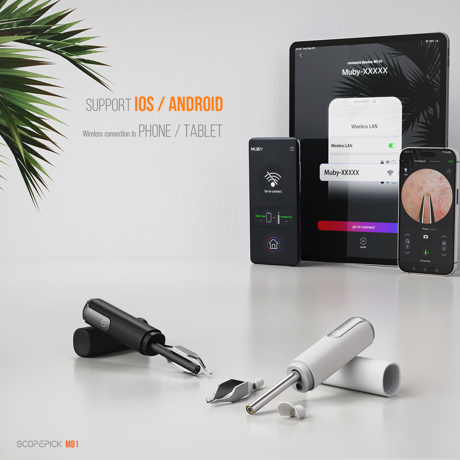 Blackhead,Acne,Pimple Removal Tweezer with 1080p Camera, Ultimate Precision: Tweezer with Camera - Perfect for Delicate Tasks! -