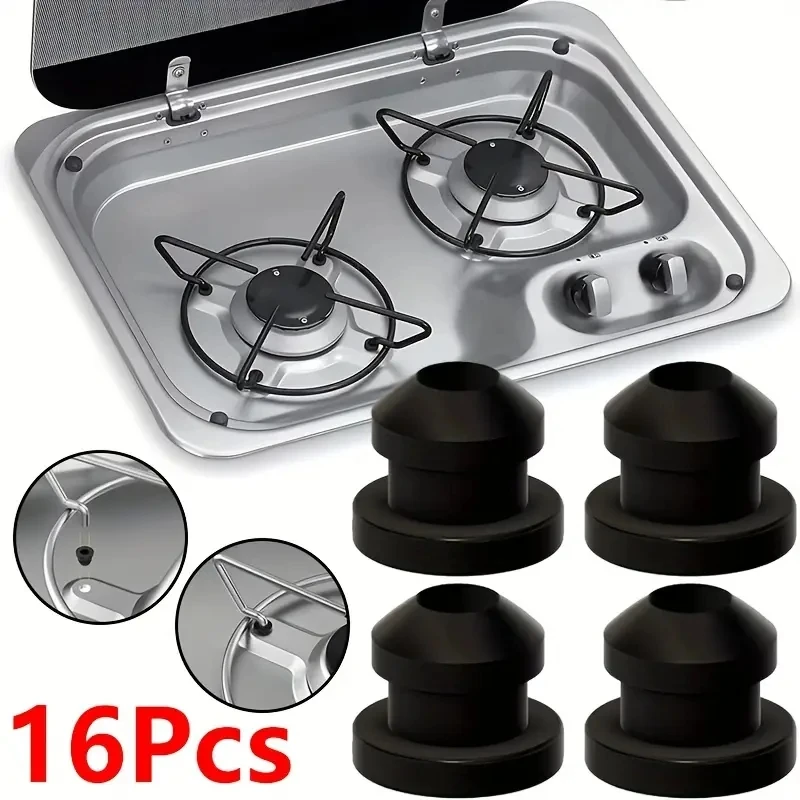 16PCS Smev Dometic Grommet Sleeve Pan Hob Support Motorhome Caravan Camper 44990000122   Przelotka do pieca RV Akcesoria samochodowe RV