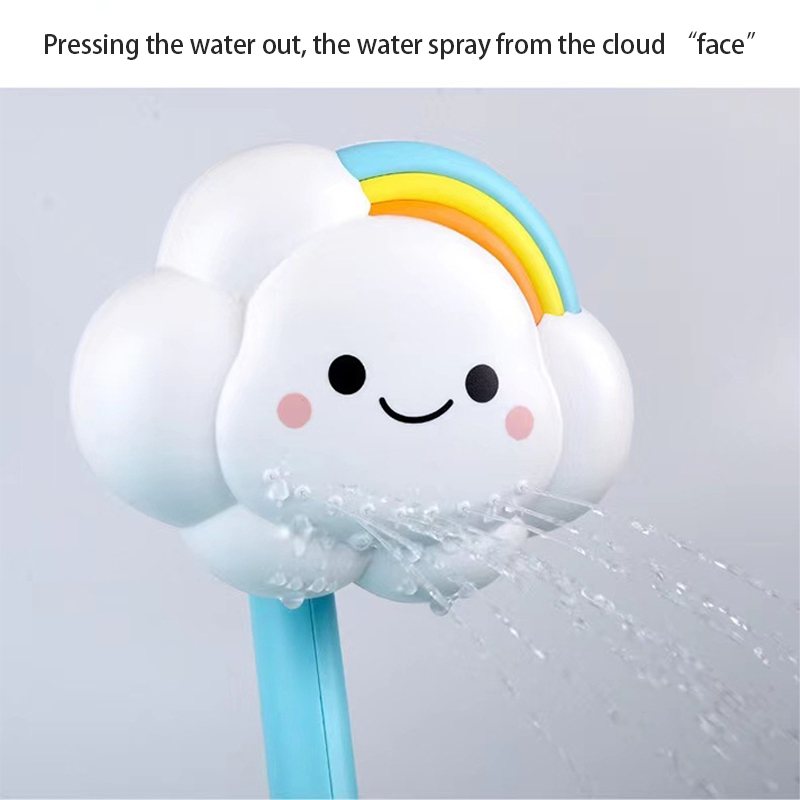 Ducha infantil, ducha de nube, juego de bebé en el agua, ducha de baño, ducha, juguetes para bebés