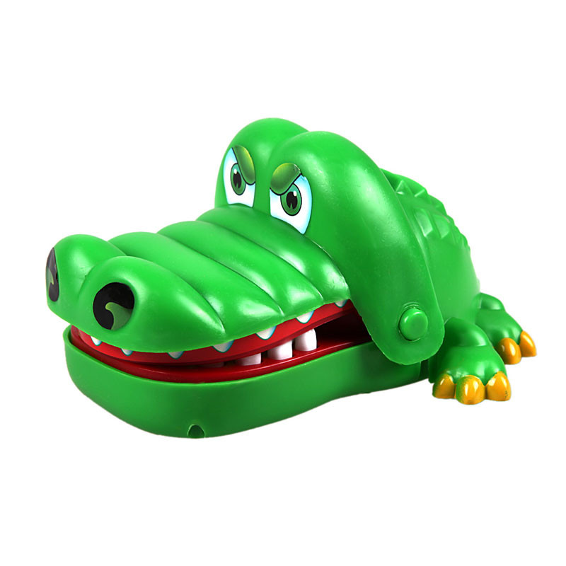 Jouet Crocodile pour enfants, jouet créatif et pratique, bouche, dents d'alligator, famille, mordiller à la main, classique