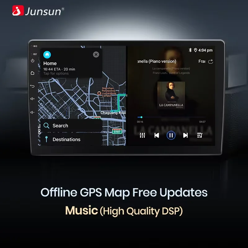 Junsun Qualcomm 8-Core 360 °   Kamera panoramiczna Bezprzewodowe radio samochodowe CarPlay Android Auto dla Nissan Juke YF15 2010 - 2014 GPS