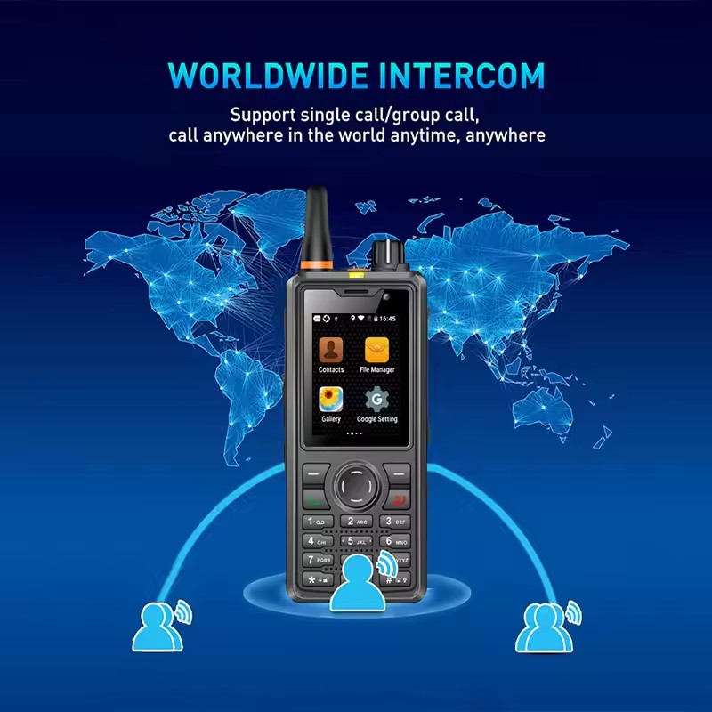 ANYSECU 4G-W2Pro Mạng 4G Phát Thanh N61 Android 7.0 LTE WCDMA GSM WIFI PTT Điện Thoại Di Động Làm Việc Với Thực ptt Zello