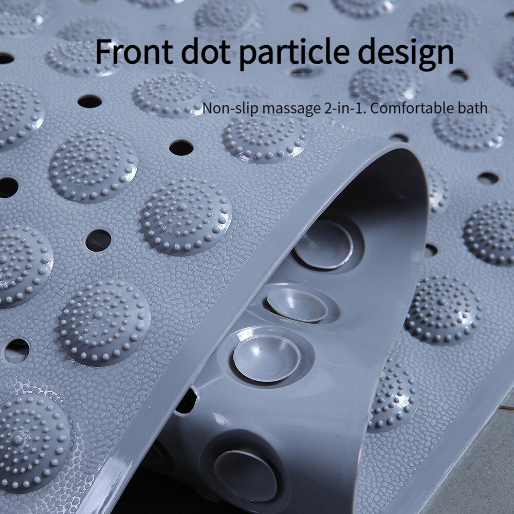 Polymères de bain de douche, coussin de baignoire, creux, hydrophobe, épais, antidérapant, ventouse, coussin de pied de massage, ménage