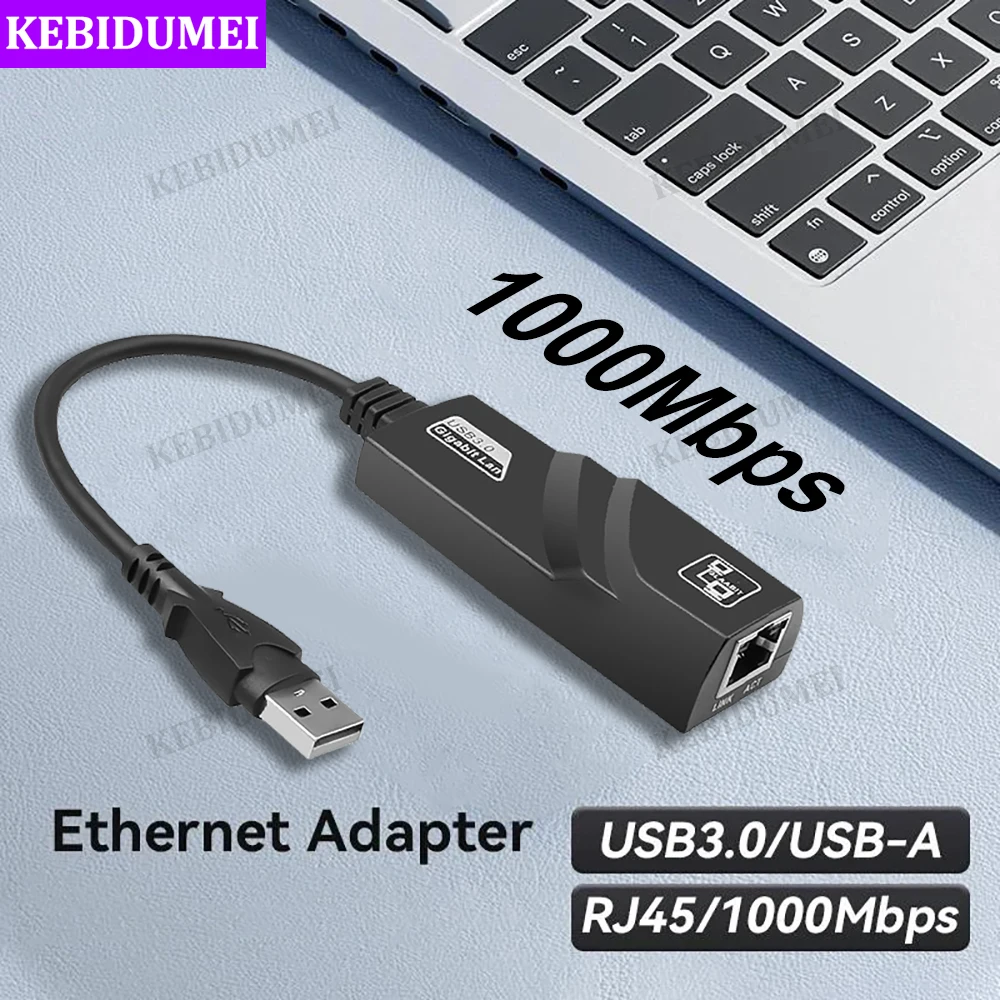 USB Ethernet-адаптер 1000 Мбит/с USB3.0 к RJ45 Lan Gigabit WiredNetwork Card Сетевая карта USB-C для Macbook Windows Портативный ПК