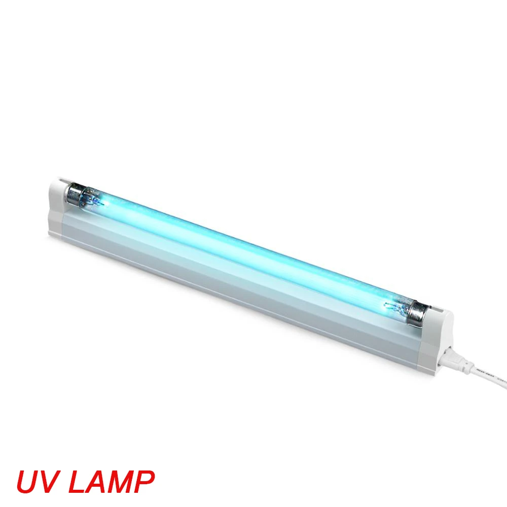 Lampada ultravioletta al quarzo UVC 6W 8W T5 Tubo 220V 110V Sterilizzatore a luce UV Lampada battericida all'ozono Disinfezione germicida