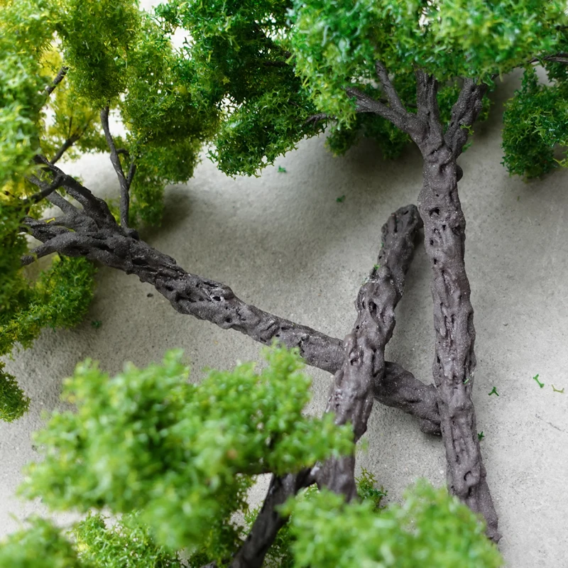 Modelo de árvore banyan, 25-30cm, modelo de árvore, venda quente, modelo em escala g, campo de árvore verde, material de layout de mesa de areia militar