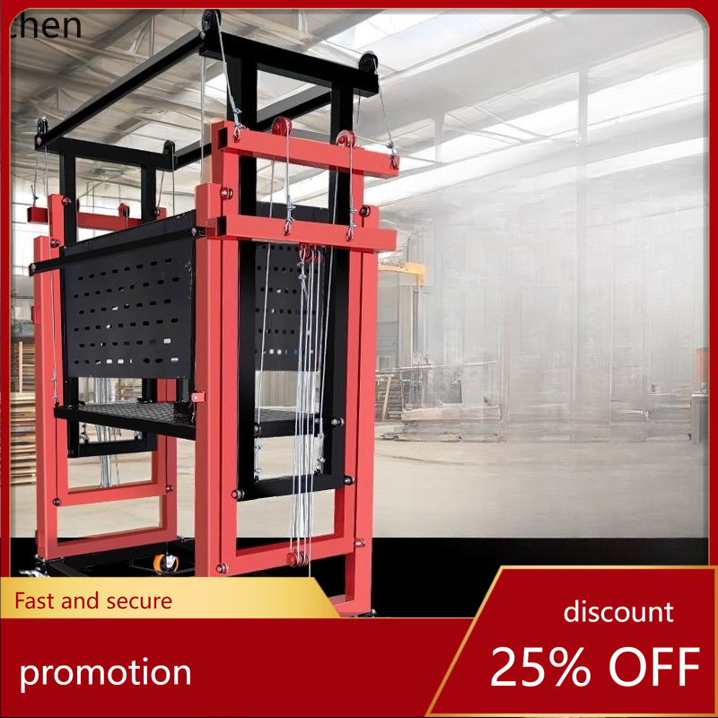 Andamio eléctrico HT, plataforma de elevación con control remoto multifunción para sitio de construcción plegable