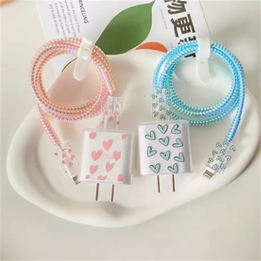 Case For Apple 18/20w charger protective case is applicable to iPhone 14/13 data cable head bite protector Shell
