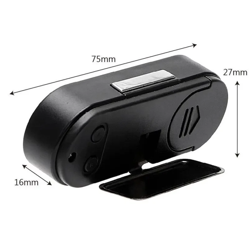 Mini elektronische autoklok Tijdhorloge Auto Dashboard Klokken Lichtgevende thermometer LCD-achtergrondverlichting Digitaal display Auto-accessoires