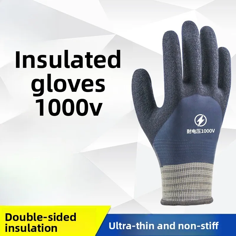 Electrician Insulating Gloves Withstanding Voltage 1000V High Elasticity Touch Screen Glove Safety Protective