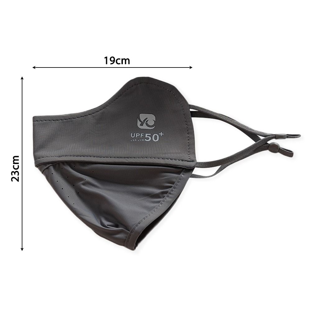 Protetor Facial Anti-UV para Mulheres, Seda Gelo, Proteção Solar, Máscara de Condução, Protetor Solar de Verão, Chapéus Solid Color, 1Pc