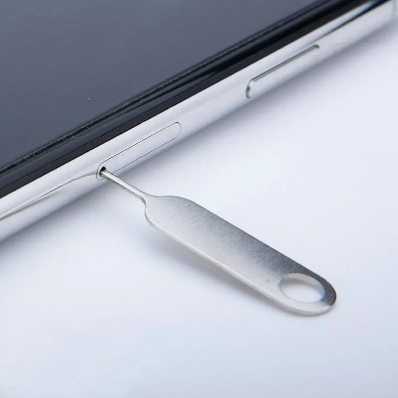 100pcs SIM Card Tray Opening Pin Tools Needle Key for Iphone Xiaomi Samsung SIM Card Replacement Key All Mobile Phones