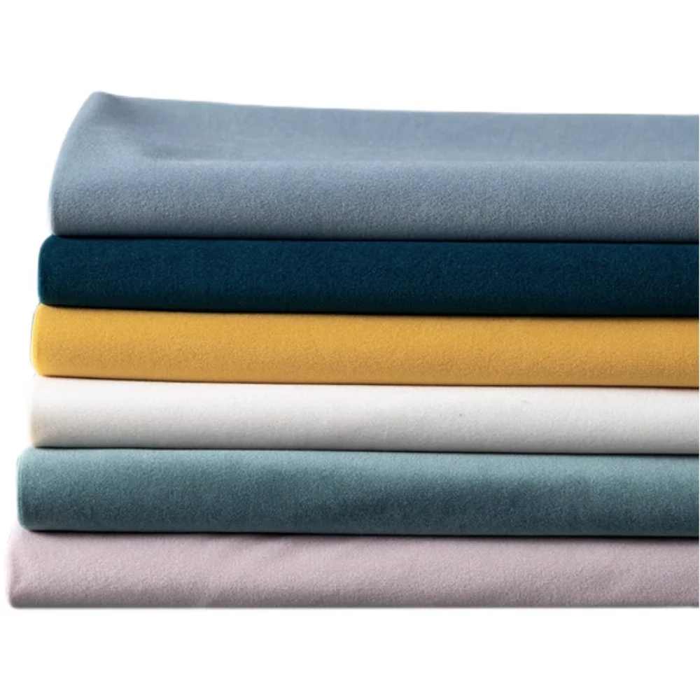Matte Velvet Fabric Thickened Non-Inverted Velvet Fabric By Meter Stage Wedding Counter Curtain 450g Sofa Velvet Fabrics
