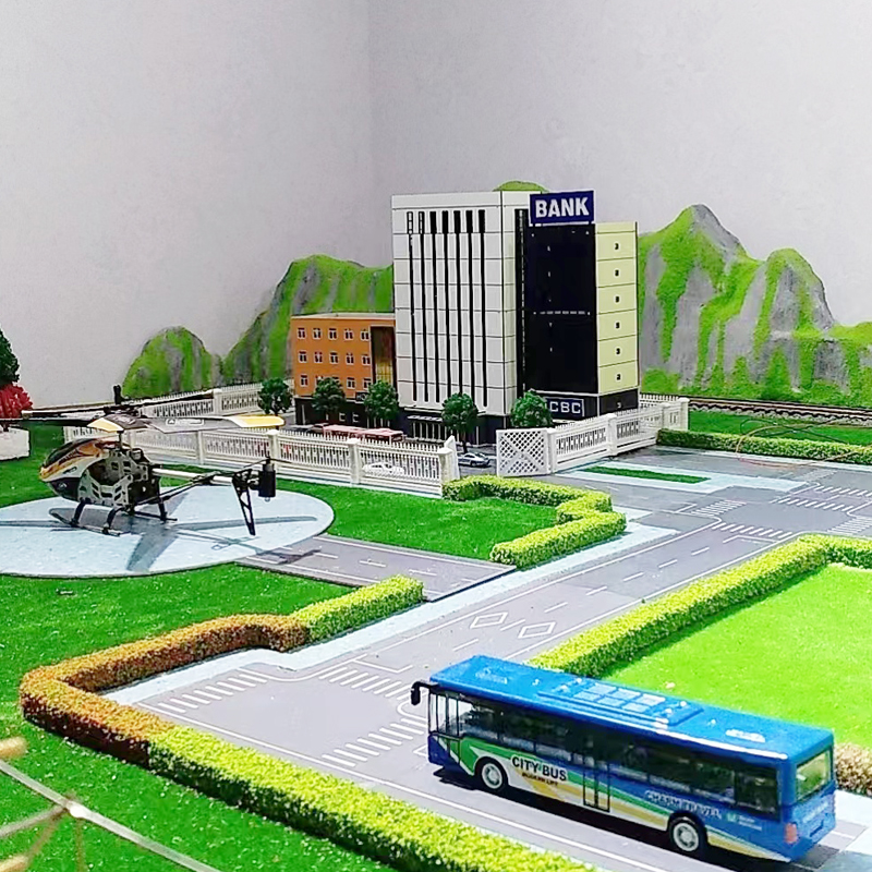 1 メートル/セット l 1:87 HO スケールモデルフェンスプラスチックガードレール建築鉄道白建物フェンス壁風景装飾