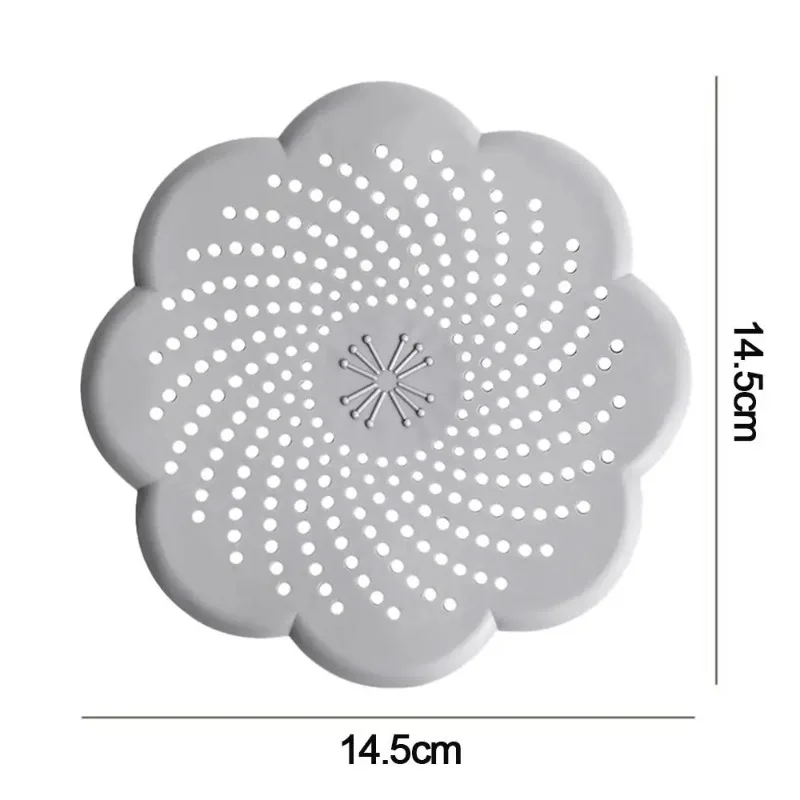 Blume Form Silikon Boden Ablauf Abdeckung Mesh Waschbecken Sieb Anti-blocking Haar Reinigen Abfall Catcher Küche Bad Zubehör