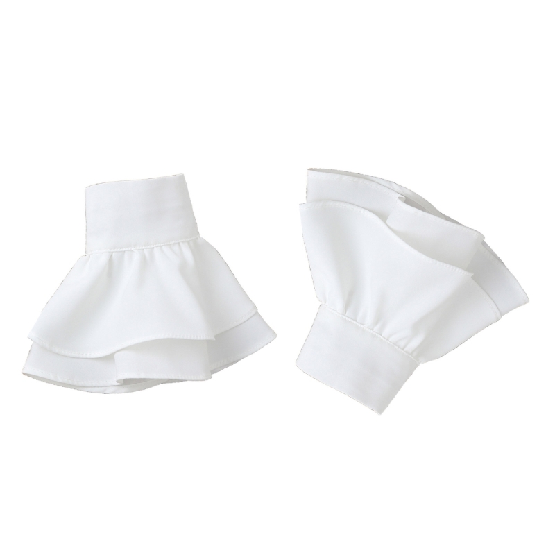 1 пара запонок с цветочным узором, съемные манжеты, модный рукав, элегантный рукав