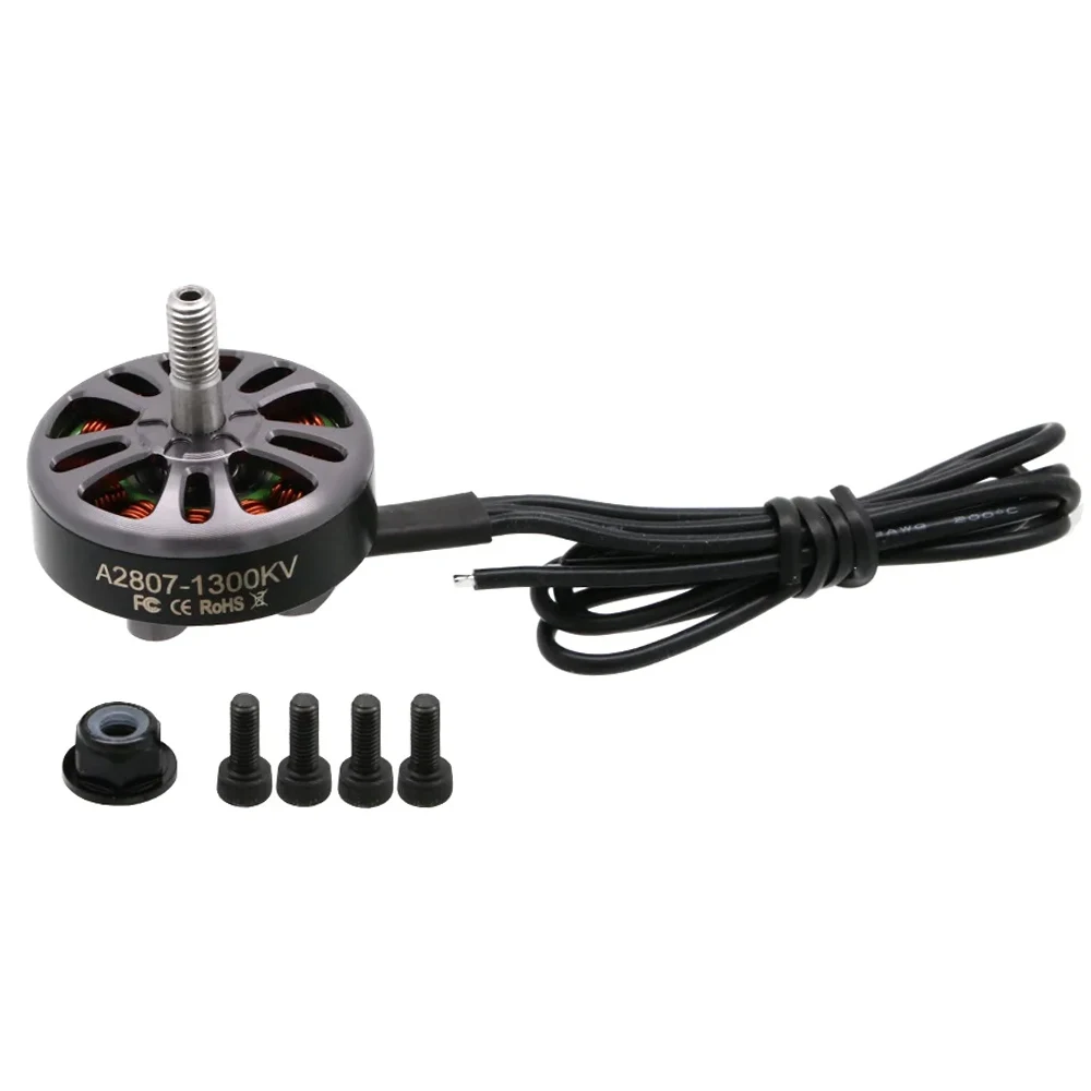 4 ชิ้น/ล็อต Angel A2807 KV1300 6 S/ 1500KV 5 S/ 1700KV 4 S Brushless CW มอเตอร์สําหรับ 7 นิ้วยาวช่วง FPV Freestyle Drone อุปกรณ์เสริม