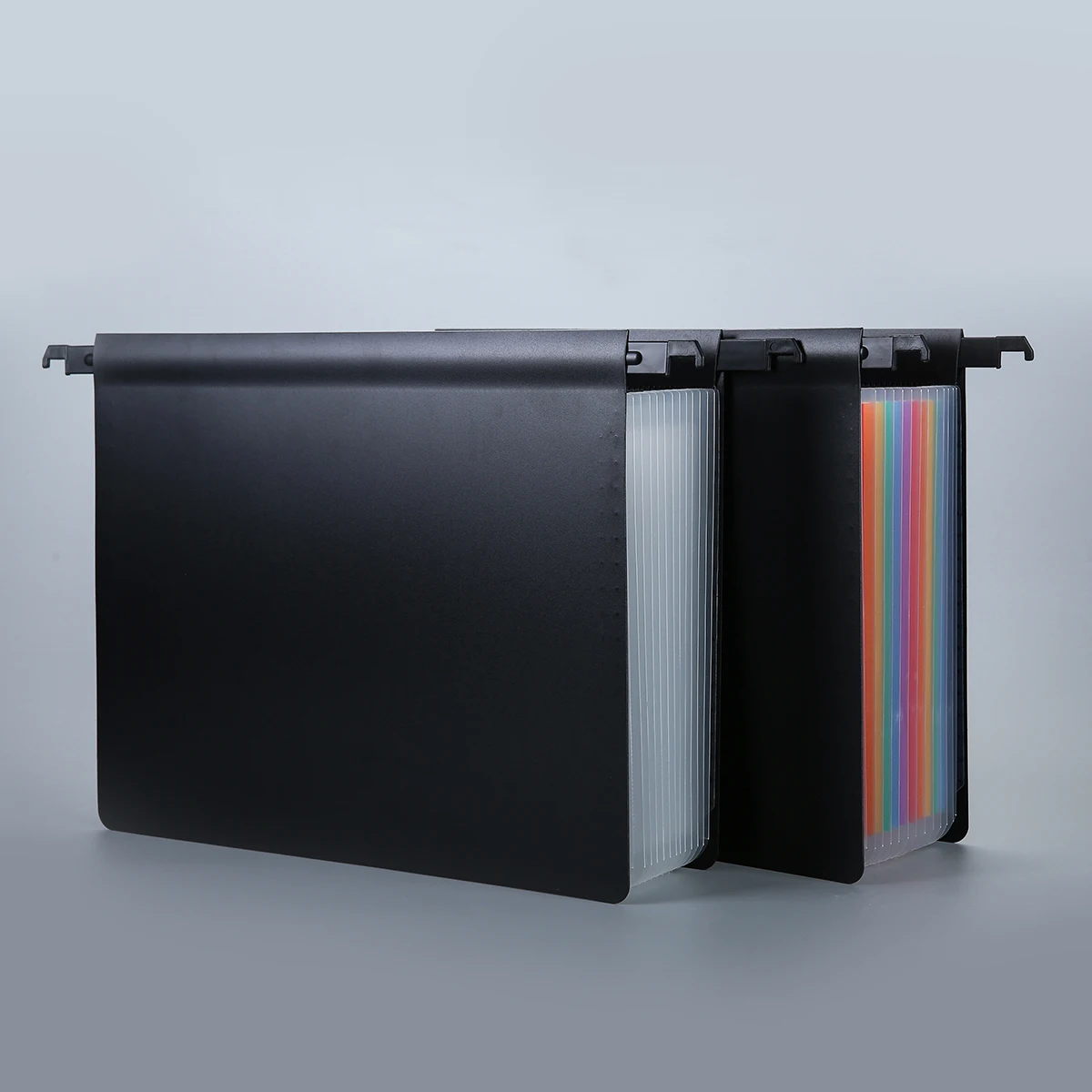A4 hanging organ folder with Large capacity multi-layer Plastic Expanding file folder with 13/25 dividers Wallet folder