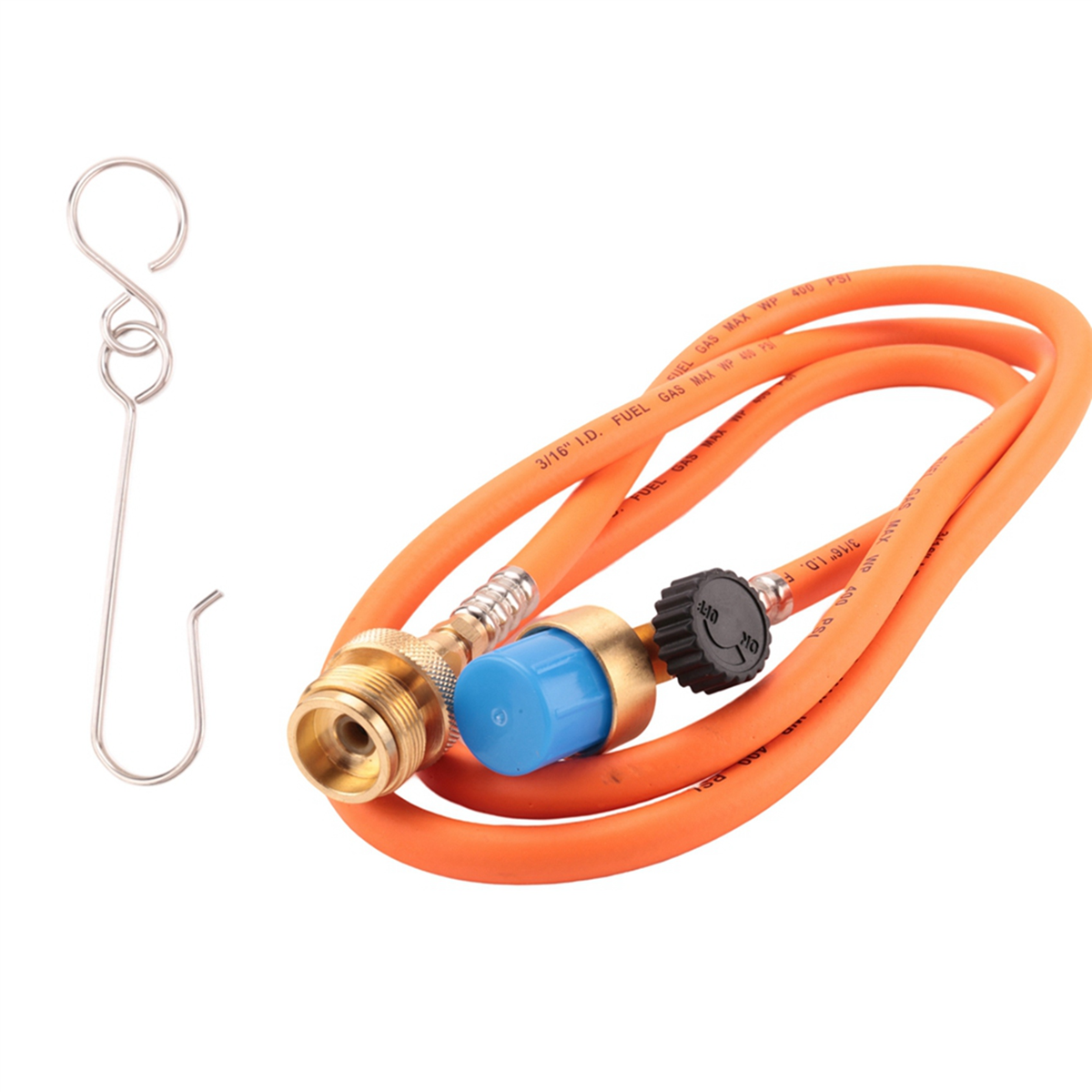 BABQ Welding Torch Hose CGA600 1.5M (5Ft) Hose and Belt Hook for MAPP Torch Extension Kit