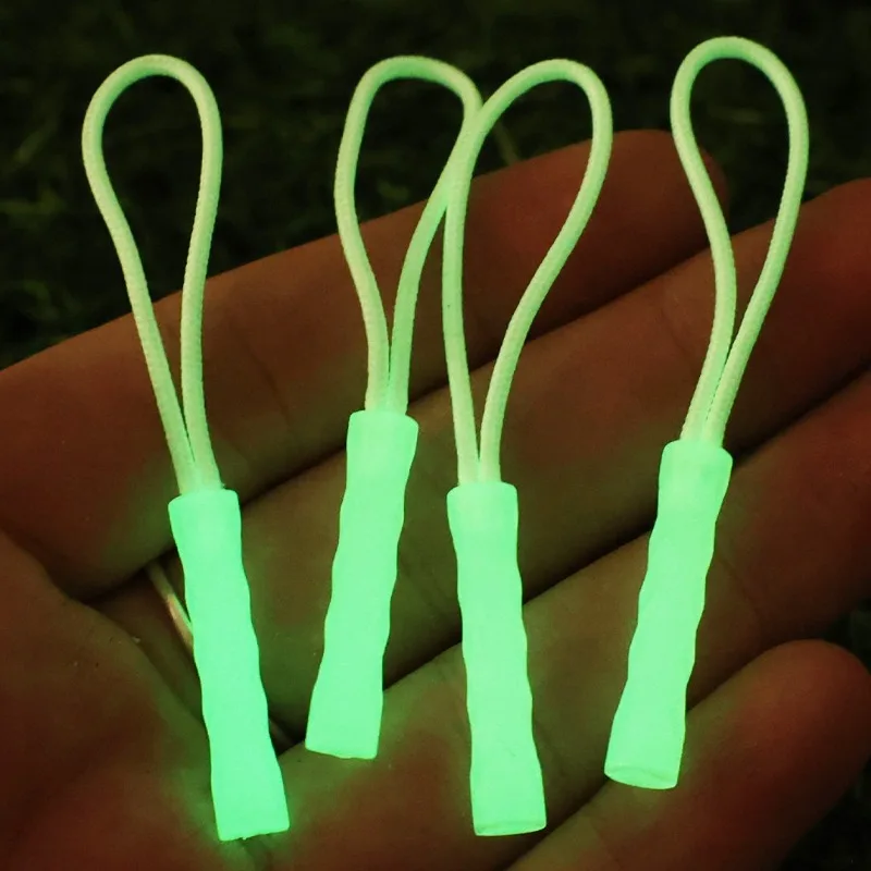 Bolsa de viaje luminosa con cremallera, cuerda de anclaje antipérdida, tienda para exteriores, mochila, anillo de tracción, hebilla de cuerda, accesorios colgantes, 24-1 Uds.