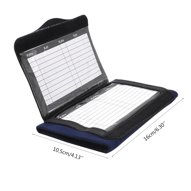 ฟุตบอลการฝึกอบรม Tactics คลิปบอร์ดฝาครอบข้อมือ Tactics สําหรับผู้เล่นนาฬิกาข้อมือผู้ถือแผนที่ Pouchrugby League 1PC