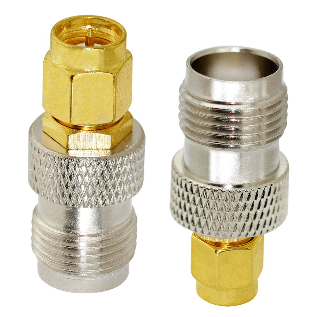 1pc SMA Männlich Weiblich auf TNC Stecker Jack RF Coax Adapter Konvertieren Gerade Vernickelt 50Ohm NEUE