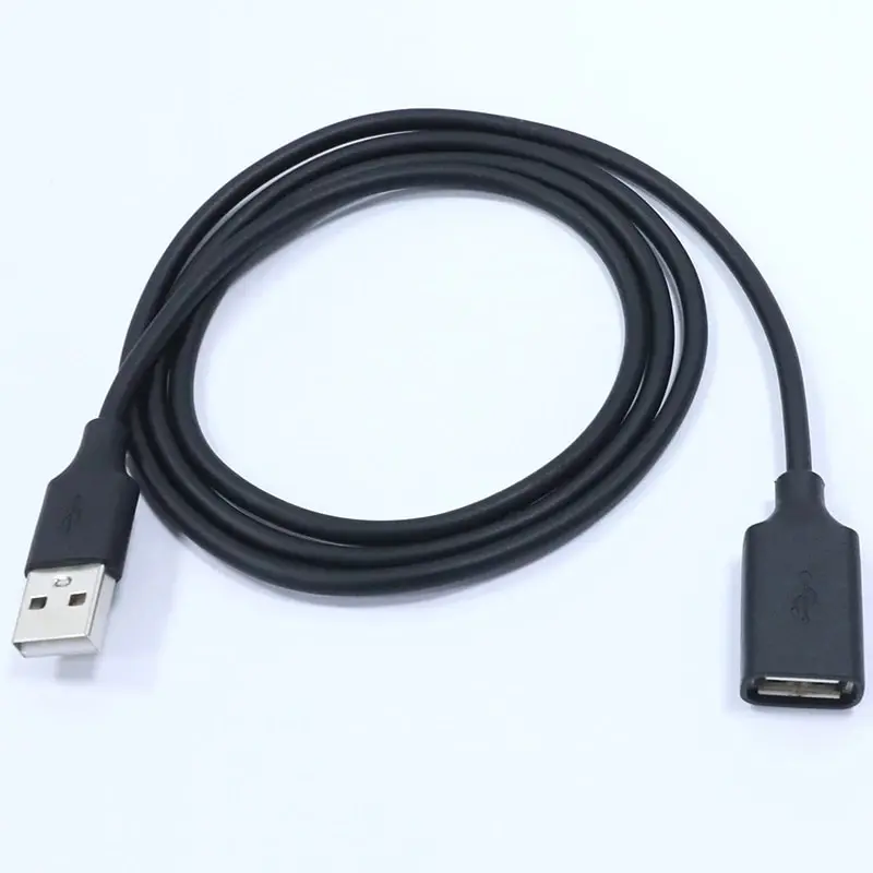 สายต่อขยายแบบ USB สาย USB 2.0ต่อสำหรับสายดาต้าตัวผู้เป็นตัวเมียเหมาะสำหรับ PC TV USB