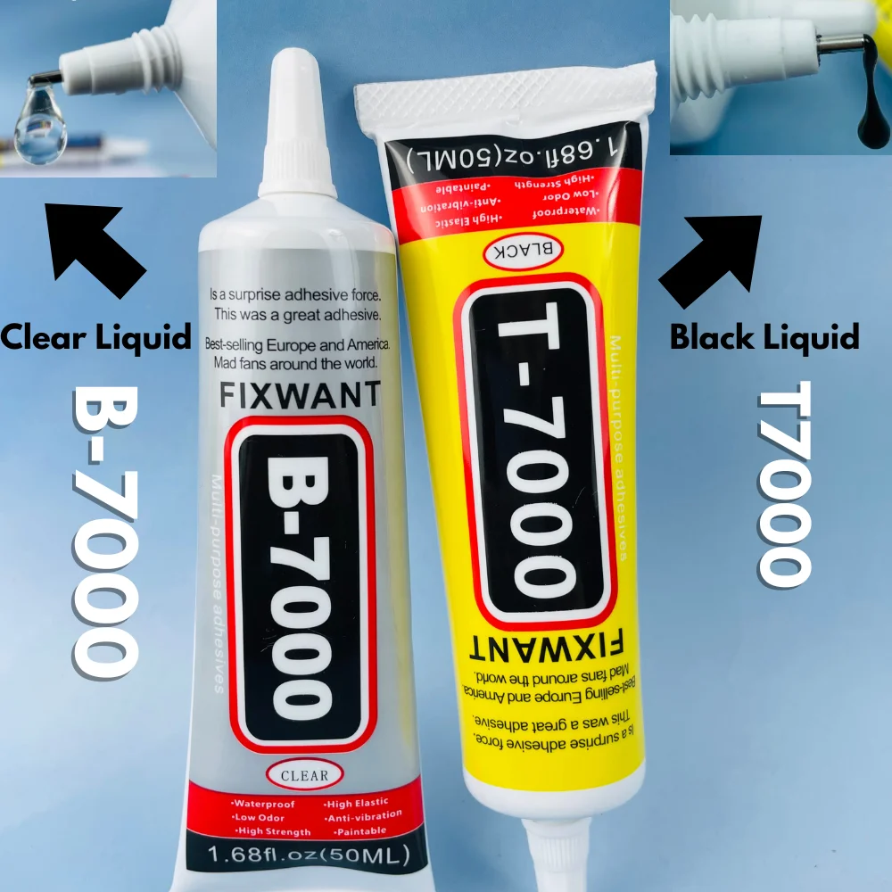 50ml B7000 Super Colla Universale Trasparente Asciugatura Rapida per Riparazione di Cellulari Gioielli Giada Metalli Preziosi Legno Vetro Plastica