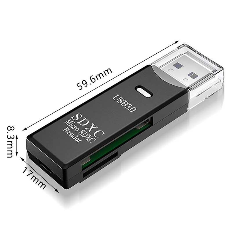 Устройство для чтения карт памяти 2 в 1, USB 3,0, Micro SD, TF