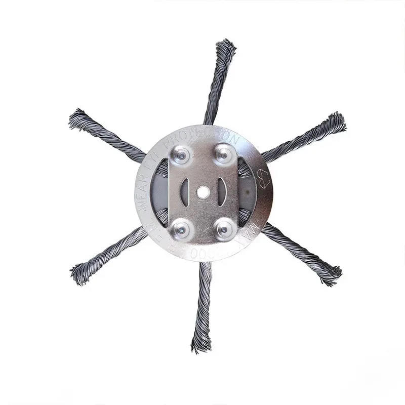 เหล็กหญ้าTrimmerเครื่องตัดหัวแบตเตอรี่ลิเธียมลวดวัชพืชใบมีดสวนหญ้าTrimmer Head Lawn Mover Powerอุปกรณ์เสริมเครื่องมือ