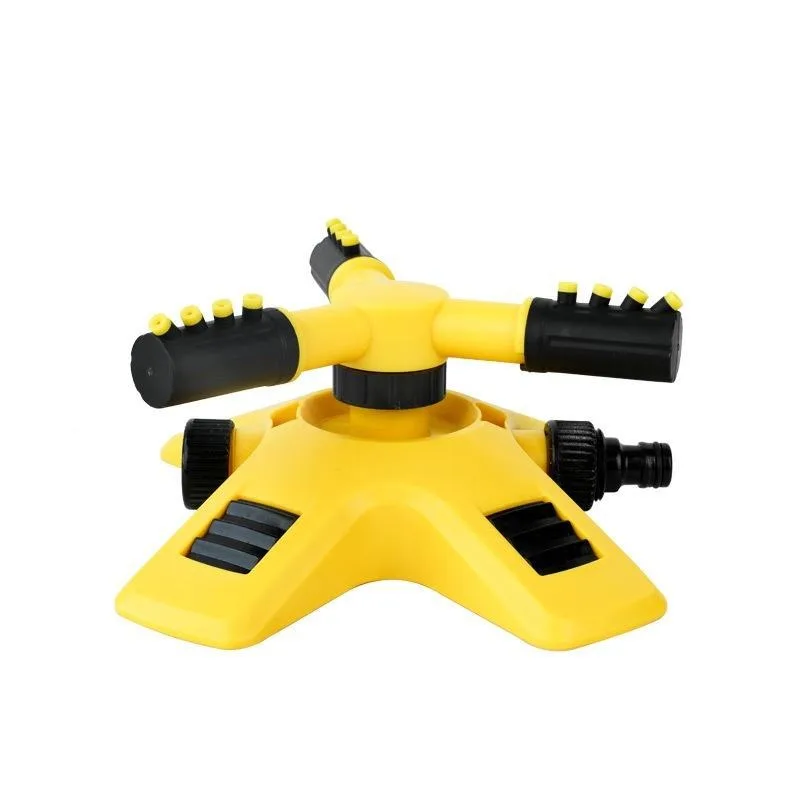 360-degree Automatic Rotating Three-prong Sprinkler Irrigation Rotary Sprinkler Tandem Sprinkler Watering Device