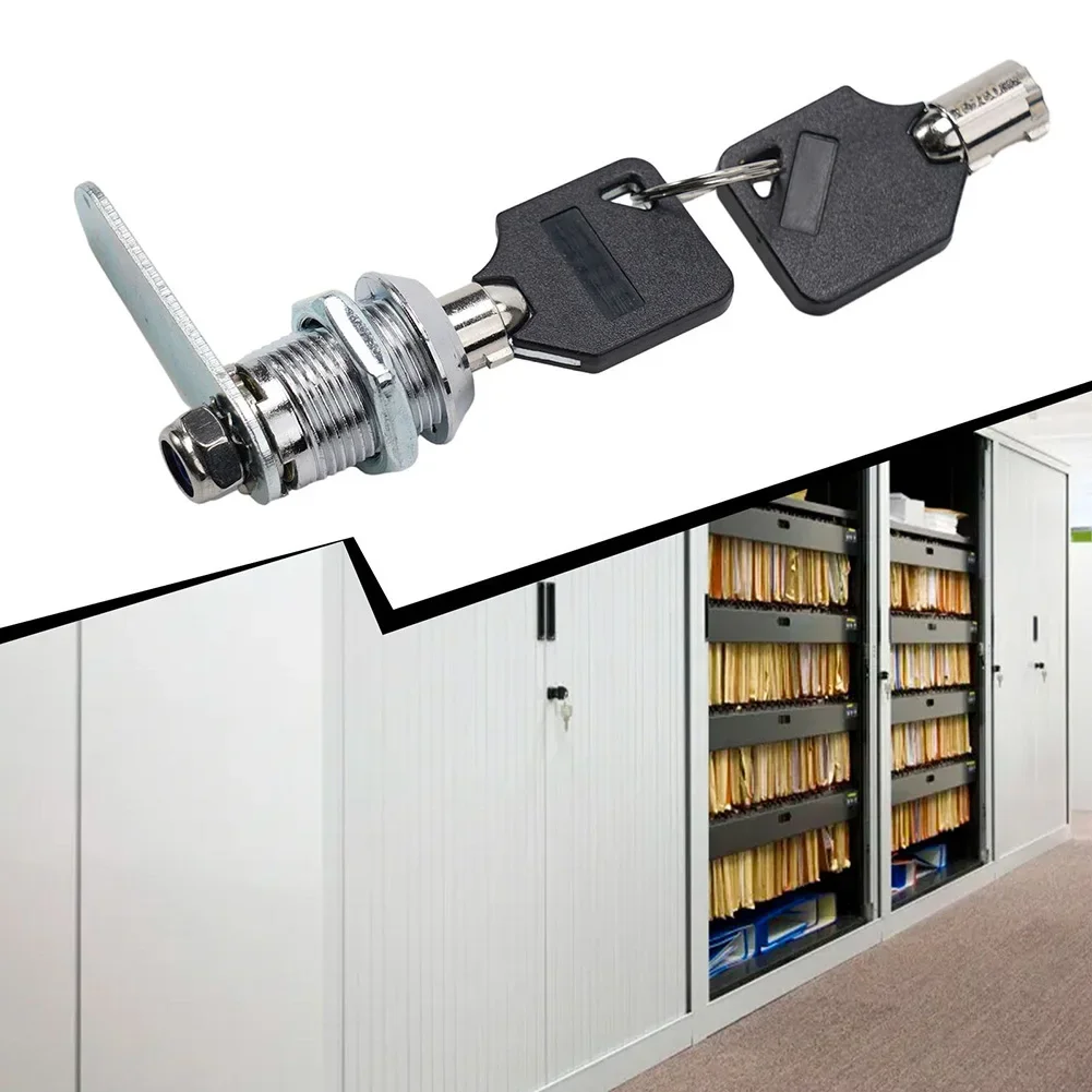 1set 16/20/25/30mm Zinklegering Slot Universele Maat Sleutel Automaat Cilinderslot buisvormige Sleutel Industriële Kast Anti-pry