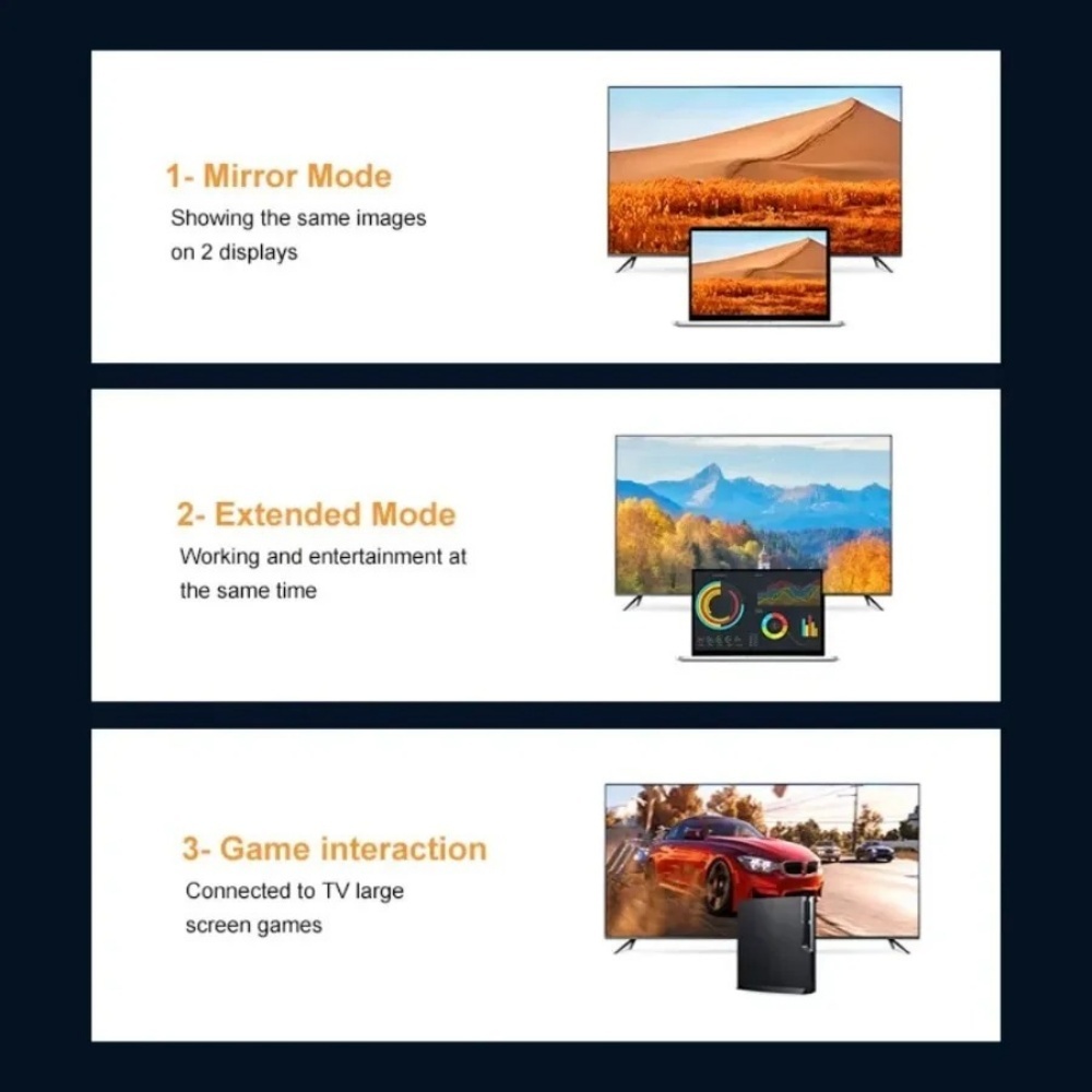 4K 30Hz hdmi-compatible Video Audio Cable Adapter HD 1080P hdmi Extension Cable Converter For TV Box PC Laptop Monitor Projector